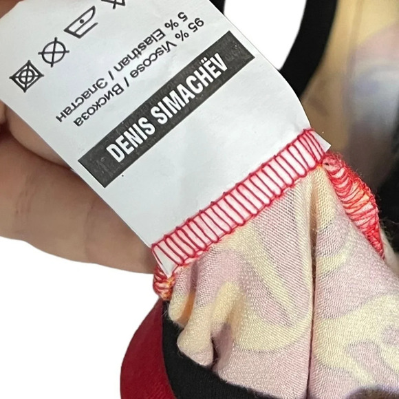 DENIS SIMACHËV Designer Tank Top Size M - Picture 5 of 9